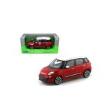 Welly Koleksiyon 1 / 24 Ölçek Fiat 500L Kırmızı Model Metal Araba