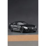 Welly Metal Siyah Mercedes Amg Gt Açılır Kapı Çek Bırak Oyuncak Araba 1:32 Ölçek 11 Cm