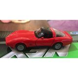 WELLY Oyuncak Metal Model Araba 1 / 36 Çek Bırak 1982 Corvette Coupe Kırmızı