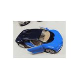 WELLY Oyuncak Metal Model Araba 1/36 Çek Bırak Bugatti Chiron Mavi