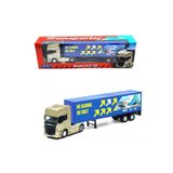 WELLY Oyuncak Metal Model Scania Dorseli Tır Gold Metalik Kafa 1 / 64