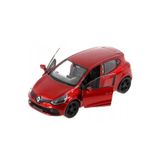 WELLY Renault Clio Kırmızı 1/36 Ölçek Metal Model Oyuncak Araba