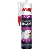Welly Silikonize Mastik Beyaz 450 Gr