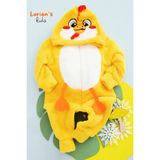 Welsoft Civciv Yumuşak Peluş Fermuarlı Bebek Tulumu - 1 Yaş - 104 Sarı