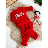 Welsoft Peluş Unisex Kışlık Bebek Takımları Çocuk Giyim Bebek Kıyafeti Çocuk Kostümü welsoft takım