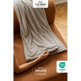 Welsoft Tv Battaniyesi 140x200 Cm Ultra Yumuşak 6 Farklı Renk Seçeneği Vizon