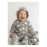 Welsoft Unisex Bebek Çocuk Kışlık Fermuarlı Peluş Tulum , Bebek Ve Çocuk Tulum