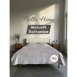 Welsoft Yumuşak Battaniye Düz Renk Battaniye Çift Kişilik - 200 x 220 cm - Bej