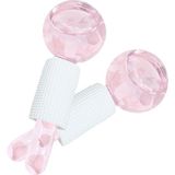 Welta Ice Globes Pembe Buz Küresi Soğuk Masaj ve Terapi Topu 2 Adet Yüz Masajı İçin