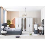 Weltew Home Milas Bazalı Ve Karyolalı Yatak Odası Takımı - Montajlı