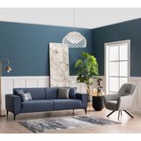 Weltew Home Stil Koltuk Takımı 3+1 Gri - Mavi - Mavi - Gri