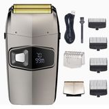 Weltition Elektrikli Tıraş Makinesi, LED Dijital Ekran, Erkekler için Elektrikli Tıraş Makinesi, Hassas Düzelticili Berber Tıraş Makinesi, Şarj Edilebilir, Düşük Gürültülü Dayanıklı Erkek Ev için