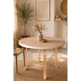 weltwood Butterfly 4 Kişilik Yemek Masası , Safir Meşe 36mm Mdf Tabla, Kayın Ağacı Ayaklı, Sandalye DAHİL DEĞİL