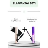 Wemara Mara Saç Maskarası Siyah 6 ml & Mor Balyaj Saç Maskarası 6 ml
