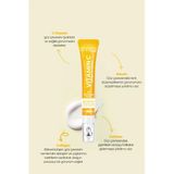 WeMara Vitamin C & Brightening (SARI) Masaj Başlıklı Göz Kremi 18 ml