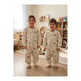 Wenaris 1.5 TOG KOLLU ELYAFLI Uyku Tulumu %100 Doğal Pamuk Çift Kat PAZEN Özel Kumaş Unisex
