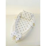 Wenaris %100 Pamuk Muslin Babynest ve Yastık ( Ana Kucağı) - Krem