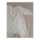 Wenaris Kollu Baharlik Uyku Tulumu, Muslin İç Pazen Dış, Kırmızı Kalp Desenli, 6-7 Yaş, Unisex