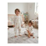 Wenaris Kollu Yazlık Tek Kat Müslin Uyku Tulumu, 0.5 Tog, %100 Pamuk, Bej, 1-2 Yaş, Unisex