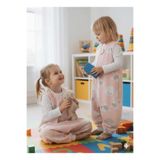 Wenaris Kolsuz Uyku Tulumu, %100 Doğal Pamuk, Çift Kat Pazen, Unisex, 6-7 Yaş, Pembe