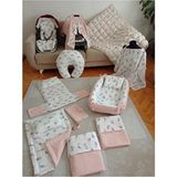 Wenaris Pembe 14 Parçalık Babynest Seti Ergonomik Yapı ile Bebek Güvenliği Sağlar