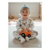 Wenaris Uyku Tulumu, %100 Doğal Pamuk, Çift Kat Pazen Kumaş, Unisex, 1.0 Tog, 20-24 Derece, Bej, 5-6 Yaş