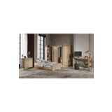WENCE Samira Modern Genç Odası Takımı Meşe - 5 Parçalı Ve Tamamı 1. Kalite Mdf