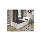 WENCE Snow Tek Kişilik Country Tarzı Mdf Karyola - 100cm X 200cm Ölçülerinde