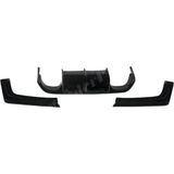 Wender Bmw Tampon Difüzörü F30+LCI Arka Set: 2-Çıkış Piyano Siyah (Oem/plastik) -///m-Vorsteiner-