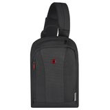 Wenger Monosling omuz çantası, tablet bölmeli, 10 inç, ayarlanabilir kemer, 6 l, hafif, siyah, 611876