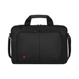 Wenger Source evrak çantası, askılı dizüstü bilgisayar çantası, 16 inçe kadar dizüstü bilgisayar, 10 inçe kadar tablet, 10 l, kadın erkek, ofis, iş, üniversite, okul, siyah