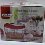 Wenken Pratik Rondo Blender , Çelik Bıçaklar ,manuel Olarak Kullanılır