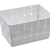WENKO sepeti Adria – Badkorb, polipropilen, plastik, Beyaz, Mini Long