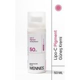 Wennes Lipo-C Pigment Güneş Kremi SPF 50+ | Leke Bakımı, Yüksek Koruma, B5 + Çörek Otu Luna22