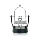 WENTER Masa Üstü Newton Denge Topu Metal Heykel Çift Salıncak Modeli Dekoratif Balans Sürekli Sarkaç Pilli