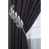 Wenthi Yaprak Desen Renso, Fon Perde Askısı Gümüş