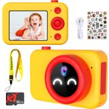 Weochi Çocuklar için Kamera Erkek Kız - Çift Selfie Mini Çocuk Kamera Yaş 3 4 5 6 7 8 9 Yaşında Çocuk Kamera Noel Doğum Günü Hediyesi