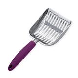 WePet Kedi Kumu Kepçesi, Alüminyum Alaşımlı Elek, Kitty Metal Scooper, Derin Kürek, Uzun Saplı, Kaka Eleme, Yavru Kedi Pooper Kaldırıcı, Dayanıklı, Ağır Hizmet, Çöp Kutusu için