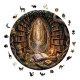WePuzzleUp Ahşap Puzzle Yetişkin - Büyülü Geçit - 252 Parça, 29 x 29 cm - Yapıştırıcı Folyo Dahil - Benzersiz Şekilli Parçalar & Özel Figürler - A1-13