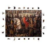 WePuzzleUp Ahşap Puzzle Yetişkin - "Fatih" - 450 Parça, 29 x 39 cm - Yapıştırıcı Folyo Dahil - Benzersiz Şekilli Parçalar & Özel Figürler - R1-43