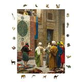 WePuzzleUp Ahşap Puzzle Yetişkin - Halı Tüccarı - 450 Parça, 29 x 39 cm - Yapıştırıcı Folyo Dahil - Benzersiz Şekilli Parçalar & Özel Figürler - R1-40