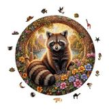 WePuzzleUp Ahşap Puzzle Yetişkin - Sevimli Koruyucu - 252 Parça, 29 x 29 cm - Yapıştırıcı Folyo Dahil - Benzersiz Şekilli Parçalar & Özel Figürler - A1-24