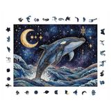 WePuzzleUp Ahşap Puzzle Yetişkin - Sonsuz Dalgalar - 450 Parça, 29 x 39 cm - Yapıştırıcı Folyo Dahil - Benzersiz Şekilli Parçalar & Özel Figürler - R1-20