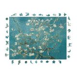 WePuzzleUp Ahşap Puzzle Yetişkin - Van Gogh Badem Ağacı - 450 Parça, 29 x 39 cm - Yapıştırıcı Folyo Dahil - Benzersiz Şekilli Parçalar & Özel Figürler - R1-03