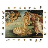 WePuzzleUp Ahşap Puzzle Yetişkin - Venüs'ün Doğumu - 450 Parça, 29 x 39 cm - Yapıştırıcı Folyo Dahil - Benzersiz Şekilli Parçalar & Özel Figürler - R1-33