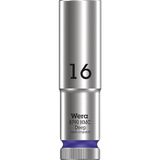 Wera 05004556001 8790 HMC Derin Lokma Anahtar 1/2 inç, Menekşe Rengi, 16,0 mm