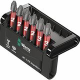 Wera 05057691001 Bit-Check 6 Ph Impaktor 1, Diamond Phillips Bits Uç Seti, Darbeli Uygulamalar İçin