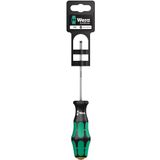 Wera 335 SB Düz Tornavida - Elektrikçi Ucu, 0,8 x 4,0 x 100 mm, 05100043001 Mavi