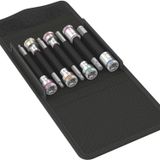 Wera 8740 B HF Emperyal 1 Altıgen Uçlu Zyklop Lokma Bits Seti, 3/8" Soketli, Tutma Fonksiyonlu