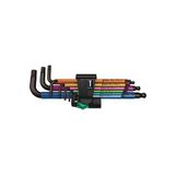 Wera 950/9 SPKL Renkli Topbaş Alyan Set 05022089001